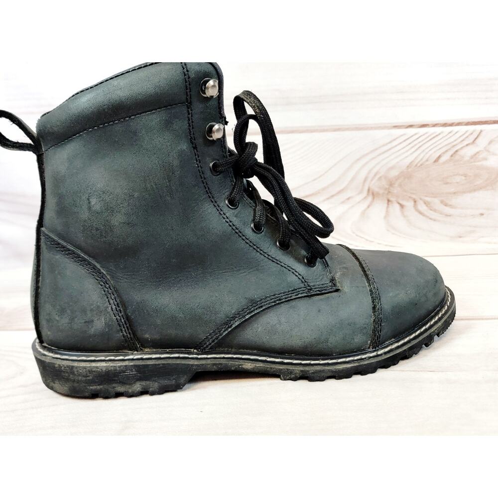 Street & Steel 126365 Riding Reinforced Toe Black Leather Boots - Men’s Size 11 - Picture 8 of 16